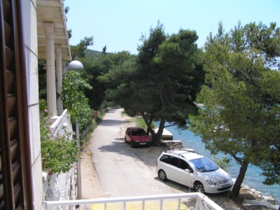 Parking and view from S1 balcony