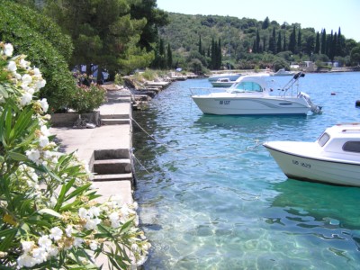 Private beach view